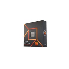 AMD 라이젠 5 7600X 6코어 12스레드 언락 데스크탑 프로세서, 라이젠 5 7600X_CPU 전용, 1개