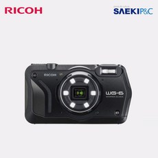 (정품) 리코 방수 카메라 수중 촬영 WG-6 RICOH, 블랙