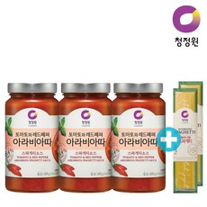 청정원 스파게티소스 아라비아따600gx3병+증정 면500g 2개, 단품