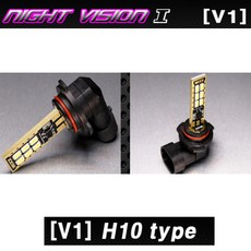 LED 안개등 자동차 포그램프 타입별 종류별 시인성 야간운전 믹스 NIGHT VISION V1 고휘도 6500K 880 881 H8 H11 H3 H10 9006, 2개입, H10 타입