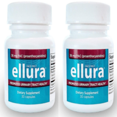 ellura 엘루라 크랜베리 프로안토시아니딘 36mg 30캡슐 PAC 2개, 30정