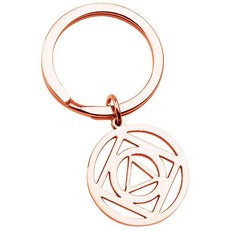 Detailed 자세한 AA 및 NA 익명 듀얼 펜던트 목걸이 열쇠 고리 12 단계 복구 소보 rose gold keychain