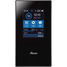Aterm(NEC)MR05LN[데이터 플랜 대응 SIM세트 모델/듀얼 SIM/nanoSIM× 2]LTE모바일 라우터(150이상의 나라, 1