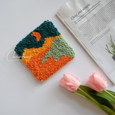 펀치니들컵받침