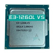 2.9 E3 CPU E3 E3-1260Lv5 배송 무료 1260L v5 LGA 8 45W Xeon 1151 프로세서 1260Lv5 GHz 코어 스레드 쿼드