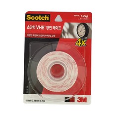 3M 스카치 초강력 VHB 양면테이프 18mm4m, 본상품선택 - 3m