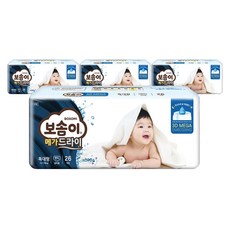 보솜이 메가드라이 팬티형 기저귀 남아용, 특대형(XL), 104매