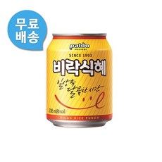 팔도 비락식혜 238ml (12캔x6세트 72캔) 무료배송, 식혜 72캔