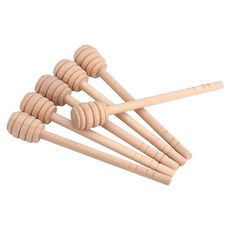 나무 숟가락 긴 손잡이 꿀 믹싱 스틱 커피 우유 차 교반혼합휘젓기 주방 도구, 1개, 4. 15cm