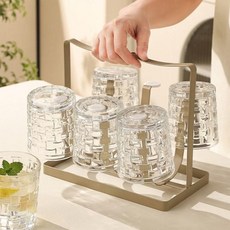 컵거치대 수납 골드 대 텀블러 꽂이 컵 걸이 컵걸이 컵정리대 정리 식탁 주방 거치, 단일상품1, 단일상품0, 기본