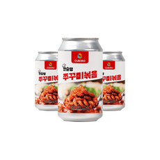 큐브로 캔슐랭 쭈꾸미볶음 300G x 3캔 가정식 밀키트 캠핑요리, 3개