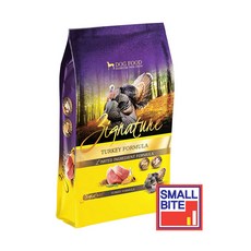  지그니쳐 칠면조 포뮬라 성장발육 기호성 강아지사료, 작은알갱이, 5.66kg 