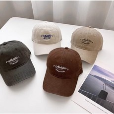 돈워리 남여공용 얼굴작아보이는 레터링자수 야구모자 깊은 볼캡