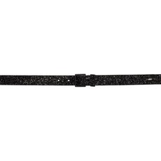(관부가세별도) 벨트 Black Leather Glitter Basic Belt -SC5215451