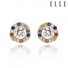 ELLE jewelry 14k 빈티지 귀걸이 gold pin ELGPEE059