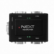 NEXT-2504VSP VGA RGB 1:4 모니터 분배기 DVI 지원, 1개