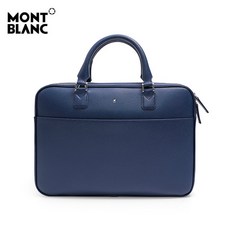 명품 MONTBLANC 몽블랑 118690 사토리얼 서류가방 울트라 슬림 네이비
