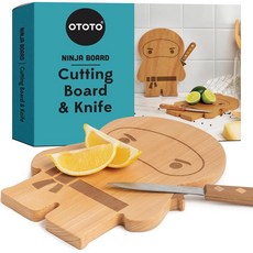 Ototo 오토토 닌자 도마 & 나이프 세트, 1개