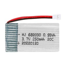 올칩 3.7V 250mAh 드론배터리 소형 RC 쿼드콥터 예비용 교체 부품 Udirc H37 U818A, (X4) 3.7v 250mah(MOLEX), 1개 (X4) 3.7v 250mah(MOLEX), 1개