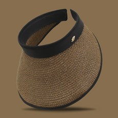 라핑 국내제작 밀짚 와이어 썬캡 모자