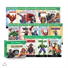 World of Reading Level 1: The Heroes 13종 SET, Marvel&Language World