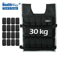 헬스웨이 중량조끼 웨이트조끼 고급형 30kg (철중량조절)