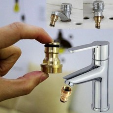 수도꼭지 밸브 배수 연결 작업 부속 부품 공구 어댑터, 1개