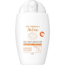 시세이도 아벤느 미네랄 플루이드 UV 40ml 선크림 로션 민감성 피부용 SPF50 · PA, 단일