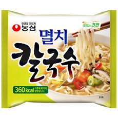 농심 멸치 칼국수, 98g, 3개
