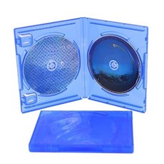 슬림 블루레이 보호 CD보관함 싱글 더블 보관 DVD 수납 CD 케이스, 화이트 더블 - 블루레이수납장