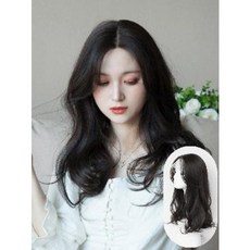단발머리 마타하리 커트 여자 숏컷펌 스타일 단발펌 가발 속 여성 헤어스타일, 01 새로 업그레이드된 팔자 앞머리[블랙브라