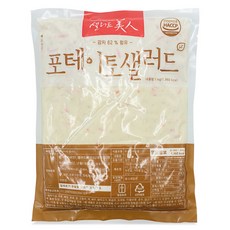 +MDS 샐러드미인 감자 샐러드 1kg x10개입box, 박스