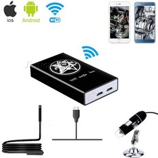 무선 와이파이 박스 현미경 어댑터 액세서리 아이폰 ipad 안드로이드 전화 태블릿 변환기 usb 디지털 내시, 01 Bundle 1 without OTG