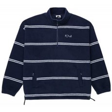 폴라 POLAR SKATE CO 폴라 STRIPED FLEECE PULLOVER 2.0 RICH NAVY S-XL 재킷 (S)