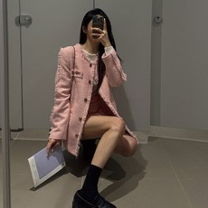 [메이빈스]헤르 트위드 자켓