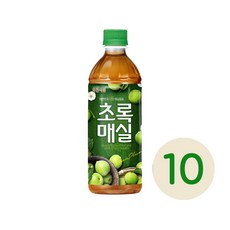 웅진 초록매실, 500ml, 10개