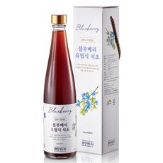 화천 국내산 무농약블루베리 100% 천연발효 프리미엄 블루베리식초 500ml