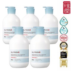 일리윤 세라마이드 아토 탑투토워시 1000ml 5개, 501_일리윤 탑투토워시 1000ml 5개