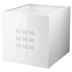 디자인수납함 수납함 화이트 레크만 33x37x33 cm, 기본