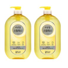 자연퐁 스팀워시 주방세제 레몬향 750ml x 2개