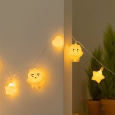 카카오프렌즈 KF LED 가랜드 조명 20구 라이언&춘식이, 1개, 상세페이지 참조, 단품