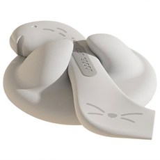 고양이를 위한 고양이 뚜껑 개 애완동물 통조림 커버 스푼 습식 식품 양철 탑 TPE, Gray, Spoon covered, 1개