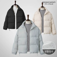 페르지노몬티 남녀공용 오버핏 발수 다운라이크 숏패딩 FMPD4064SB