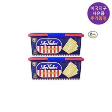 필리핀 엠와이썬 스카이 플레이크 크래커 800g x2통 사무실간식 사은품 추가증정, 2개