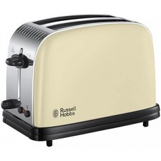 Russell Hobbs Color Plus 2 슬라이스 토스터 23334 크림, 단일상품