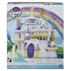 My Little Pony Canterlot Castle 놀이 세트 프린세스 셀레스티아 포함 3단계 플레이 USA 미국