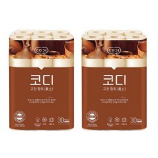 코디 고창 황토 롤화장지 3겹 30m, 30개입, 1개