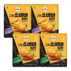 CJ 고메 소바바 치킨 소이허니 윙 300G x2개 + 봉 300G x2개, 4개