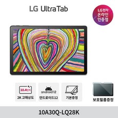 LG전자 울트라탭 10A30Q-LQ28K (10.4인치/WiFi/128GB/와콤펜포함) 태블릿PC