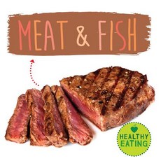 Meat and Fish Hardcover, Booklife Publishing, English, 9781910512432